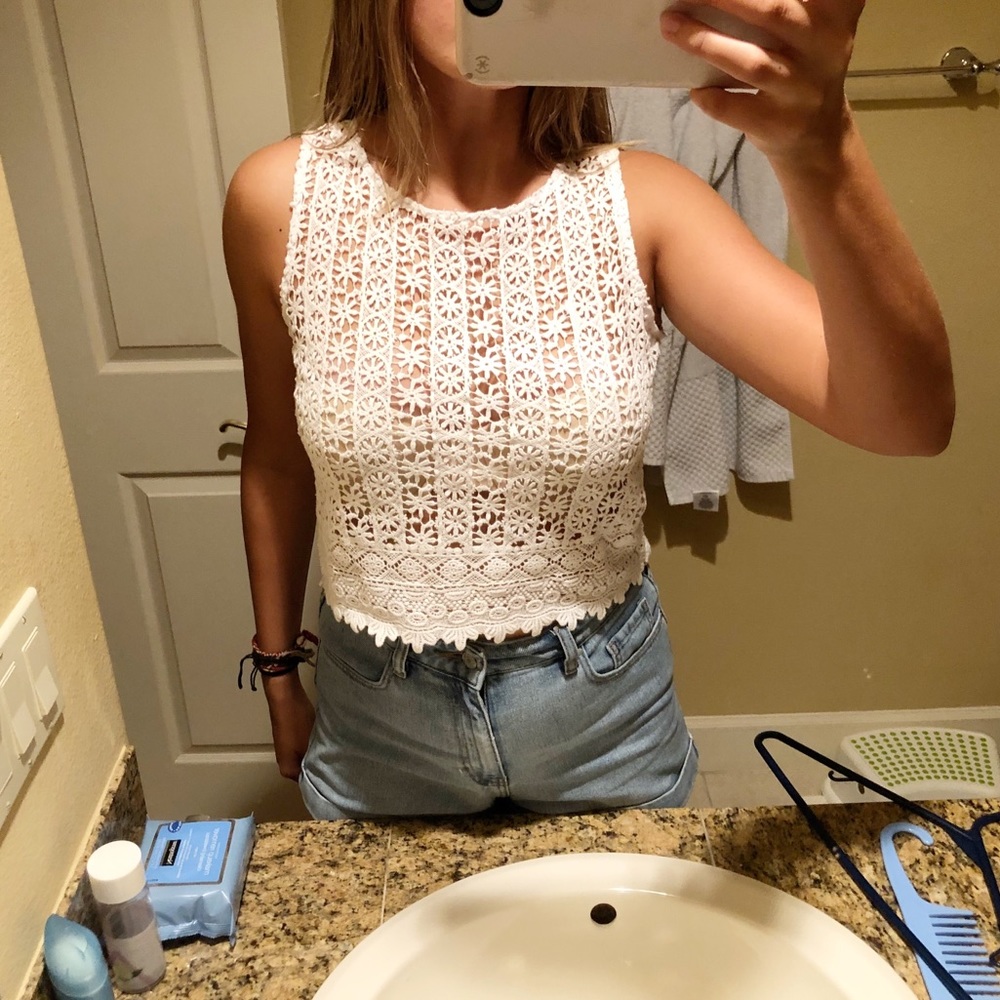 See through cover-up top